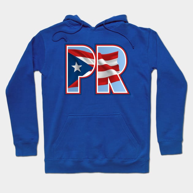 Orgullo Boricua - Puerto Rico - Bandera Hoodie by verde